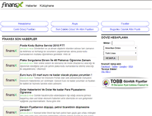 Tablet Screenshot of finansx.com